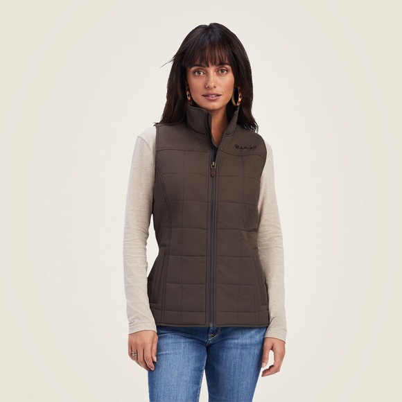 Ariat Jackets & Blazers - Ariat banyan bark insulated vest with synch back in a size medium